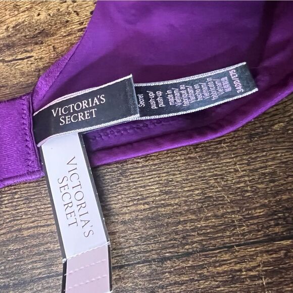 Victoria's Secret VERY SEXY So Obsessed Smooth Push-Up Bra in Kir (Merlot). NWT! - Picture 9 of 11